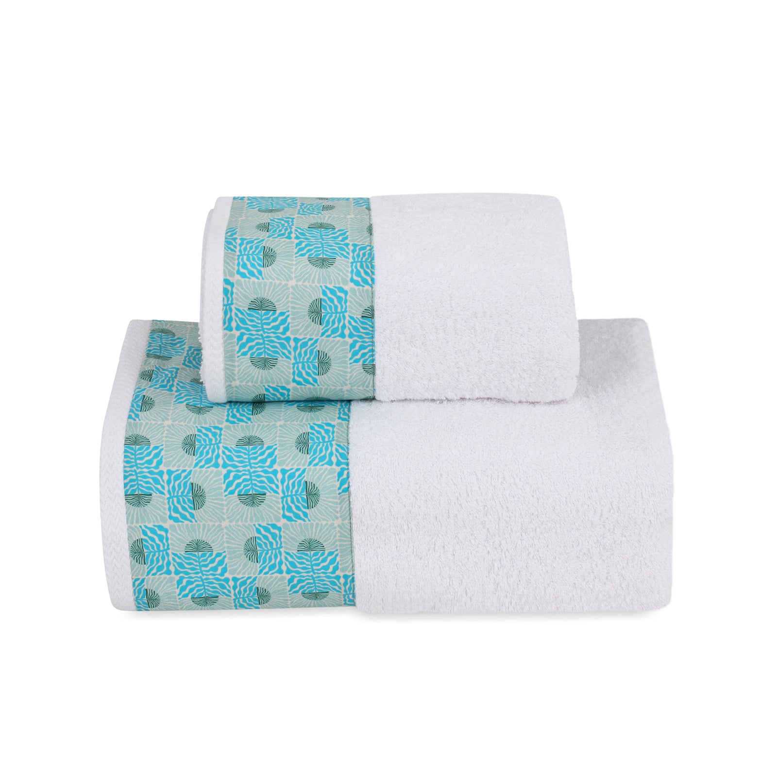 Groovy Blue Bath Towel Set