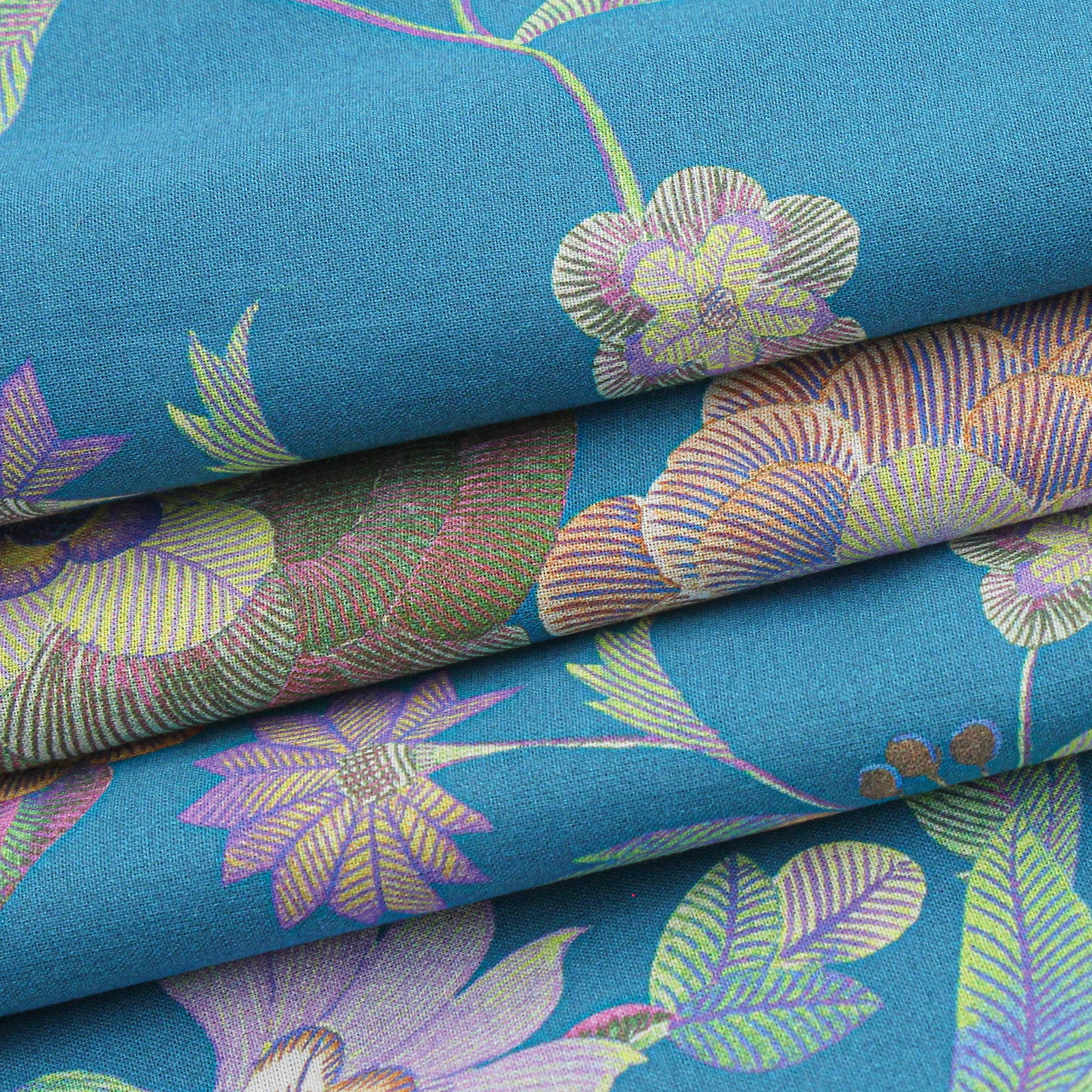 Blue Secret Garden Bali Blouse