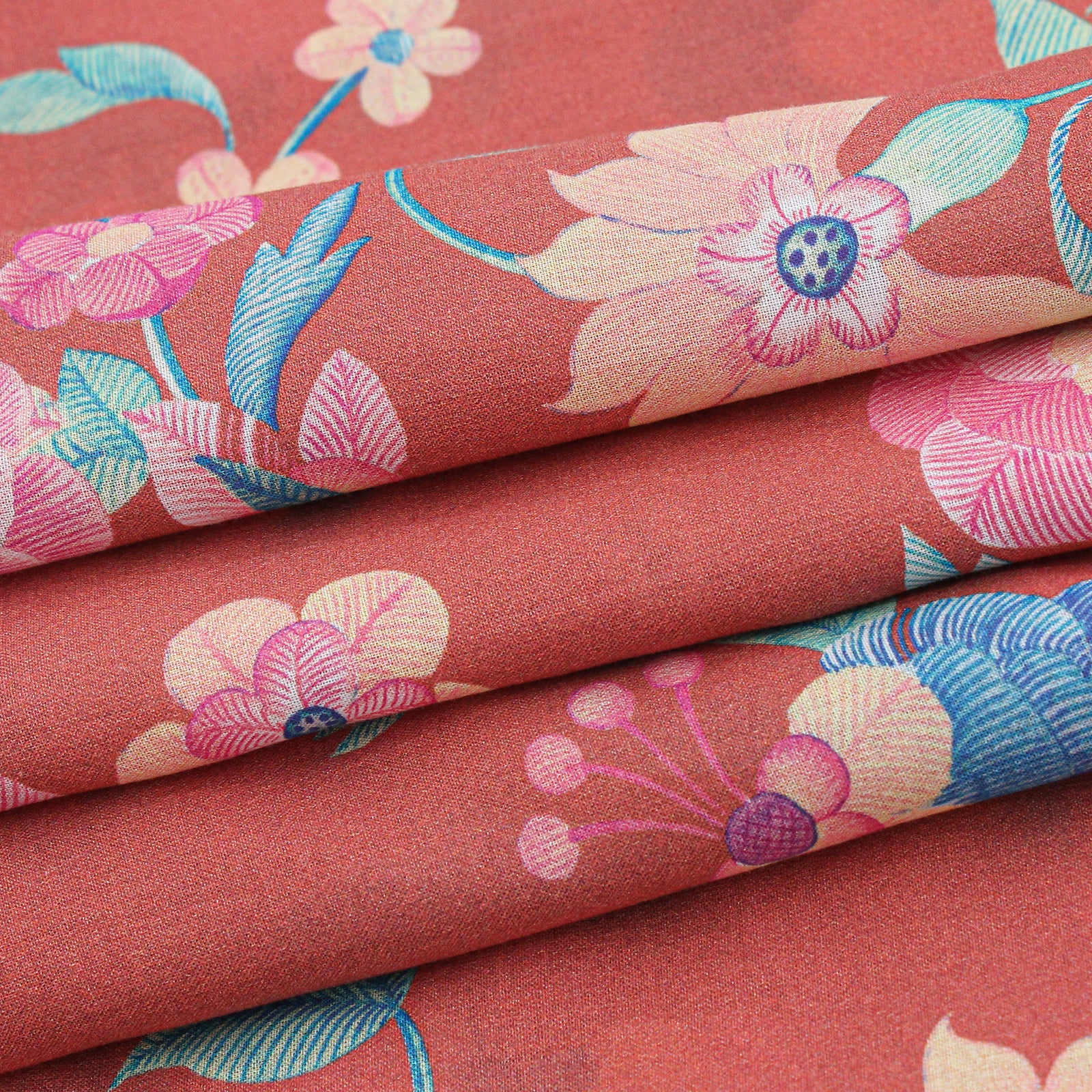 Orange Secret Garden Bali Blouse