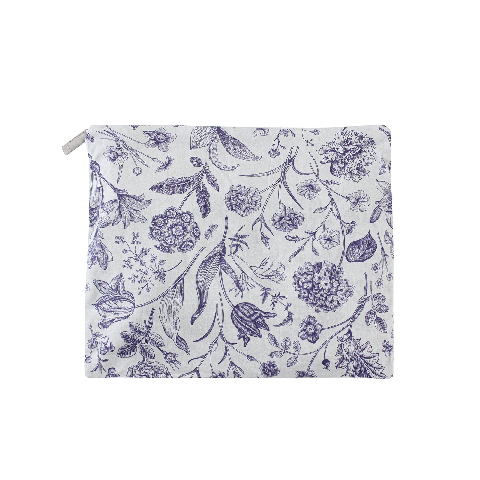 Silver Florals Classic Cotton Kimono