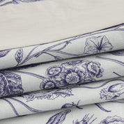 Silver Florals Classic Cotton Kimono