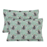 Green Sparrow Pillowcases