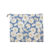 Cream On Blue Classic Cotton Kimono