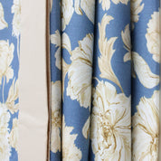 Cream On Blue Classic Cotton Kimono