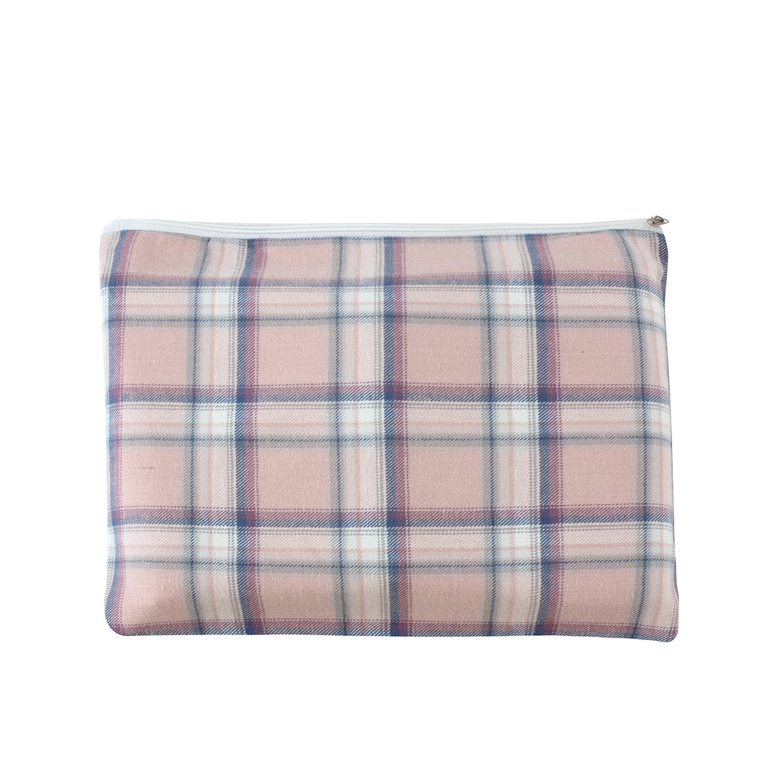 Rose/Blue Check Piping Robe