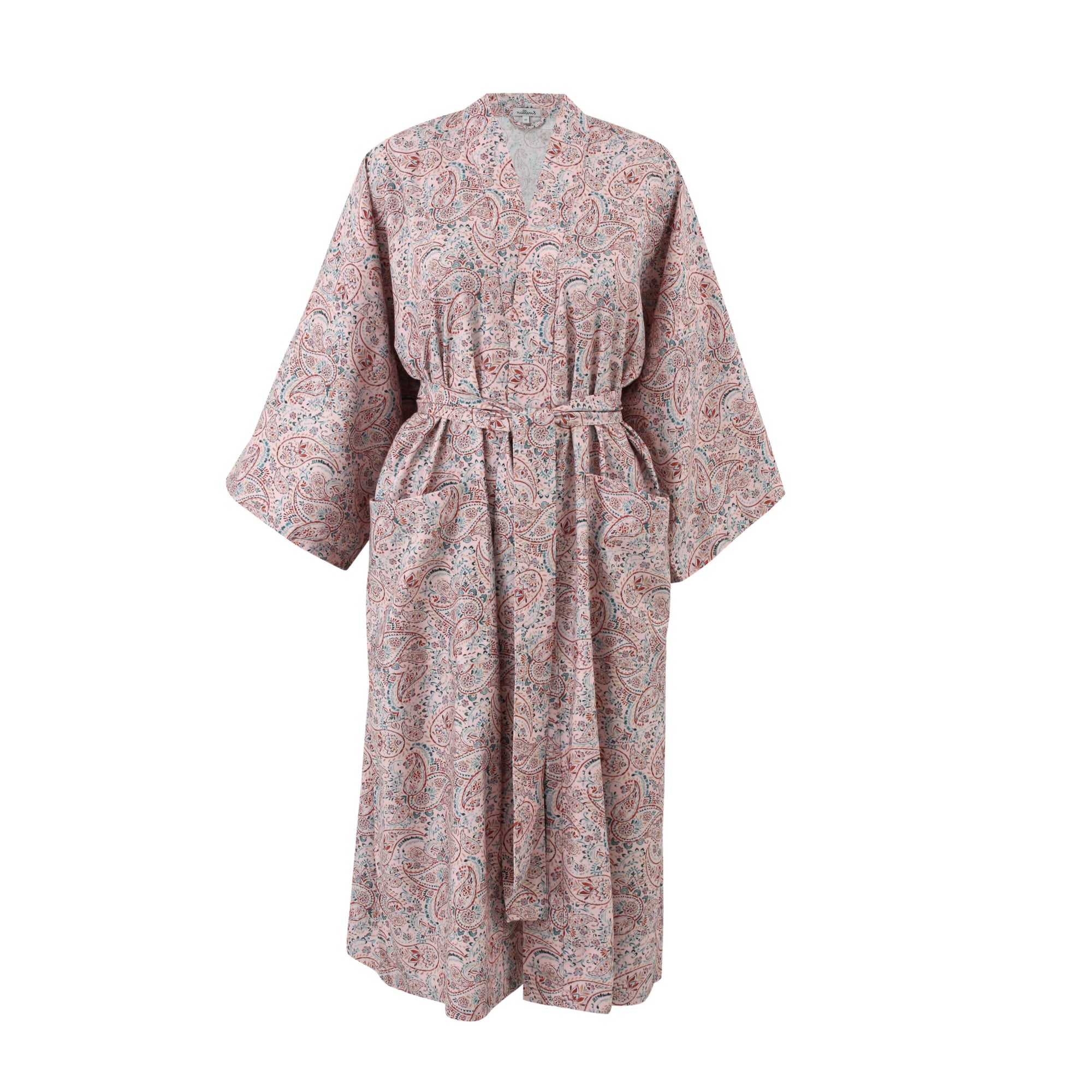 Rose Paisley Viella Kimono