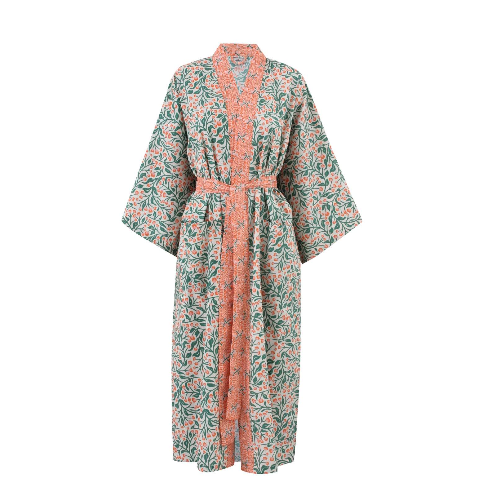 Groovy Green Classic Cotton Kimono