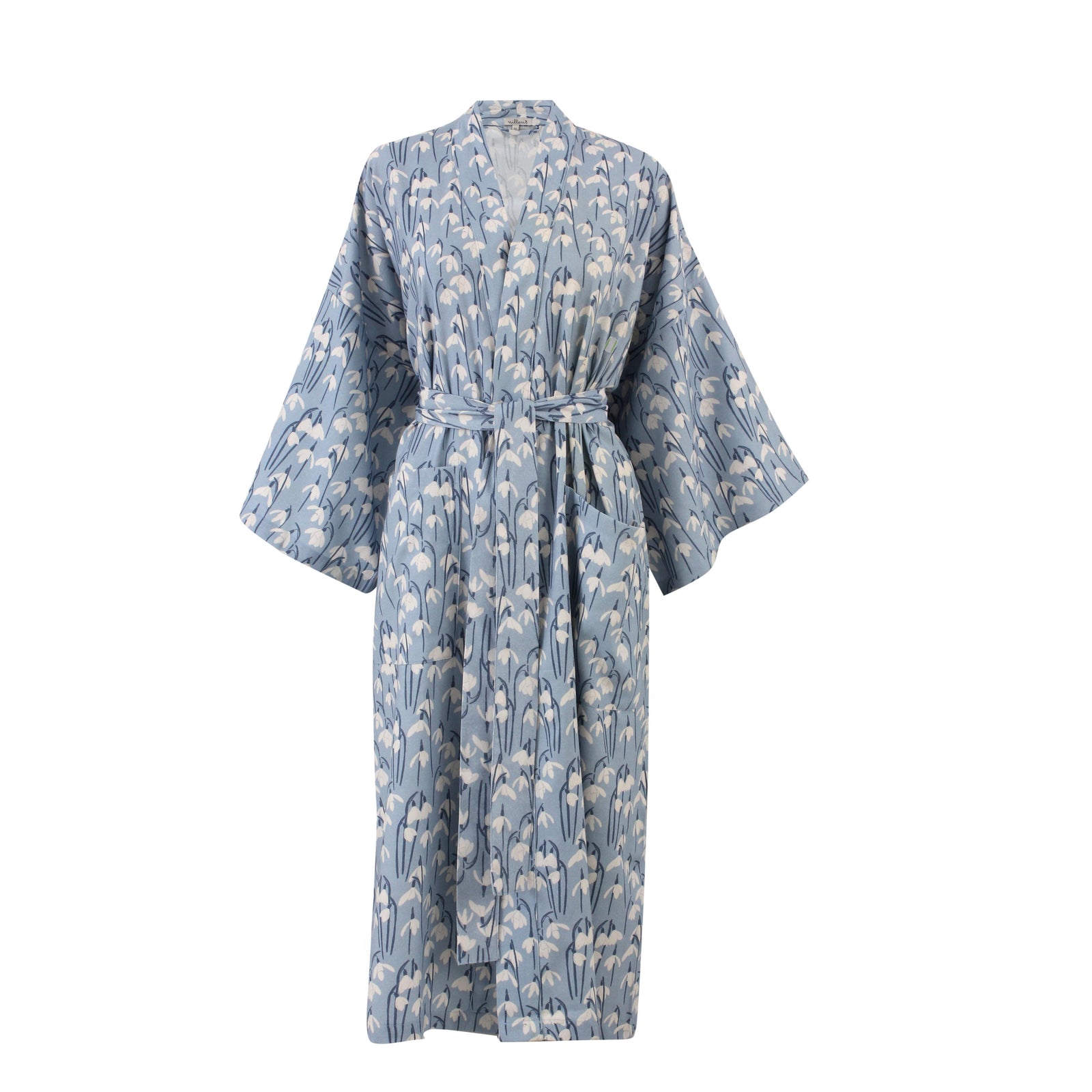 Cloud Flora Warm Cotton Kimono