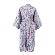 Moon Flowers Warm Cotton Kimono