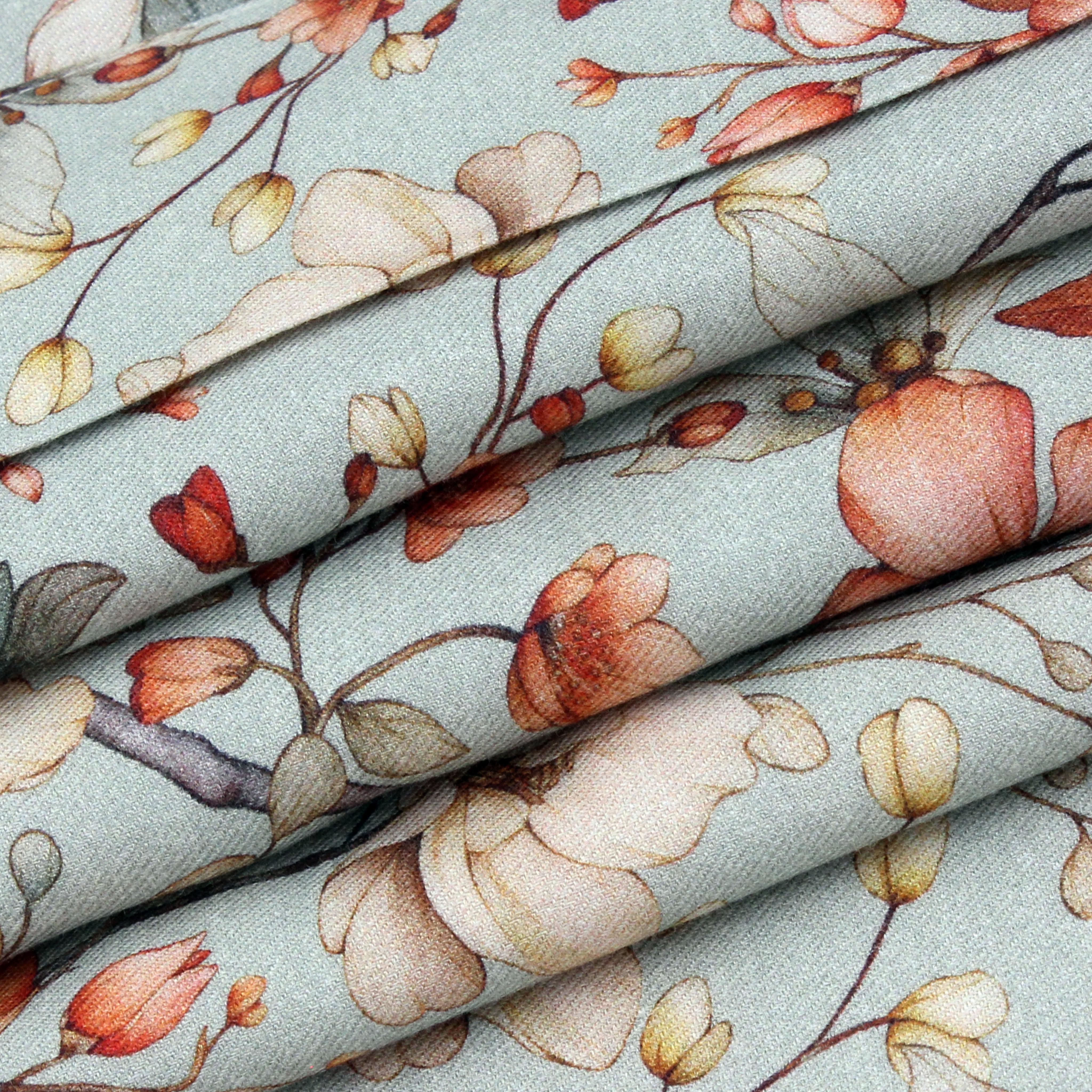 Amber Bloom Warm Cotton Kimono