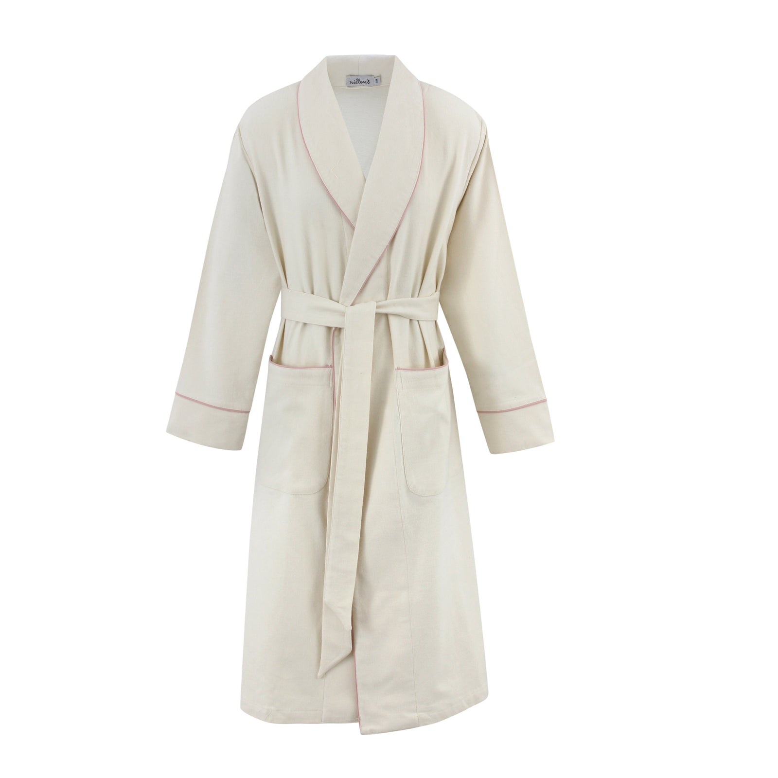 Off-white/Pink Piping Robe