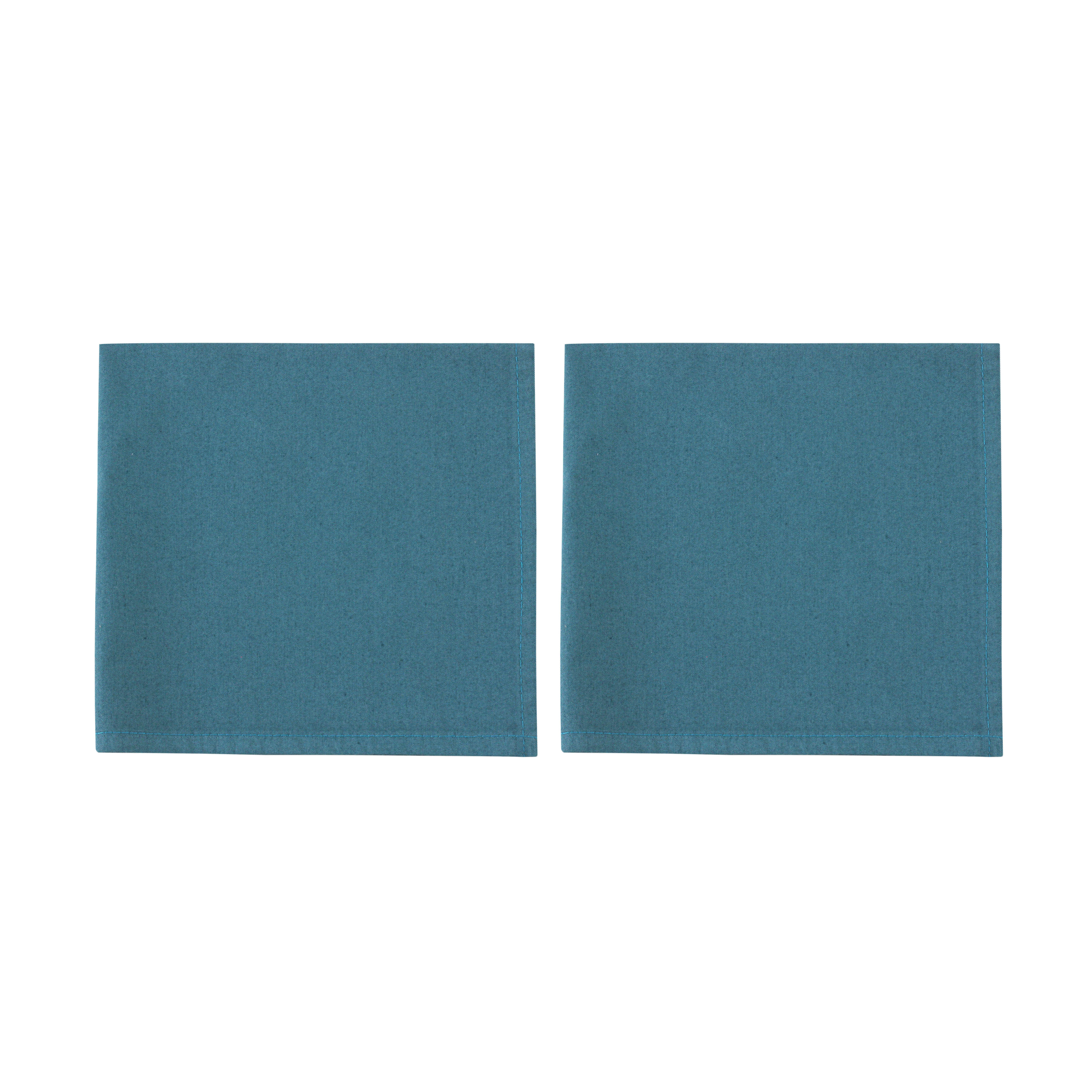 Teal Cotton Napkins (Set of 2)
