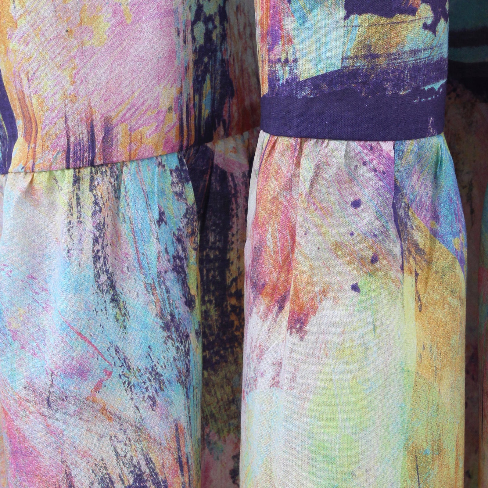 Purple Brush Chacha Dress