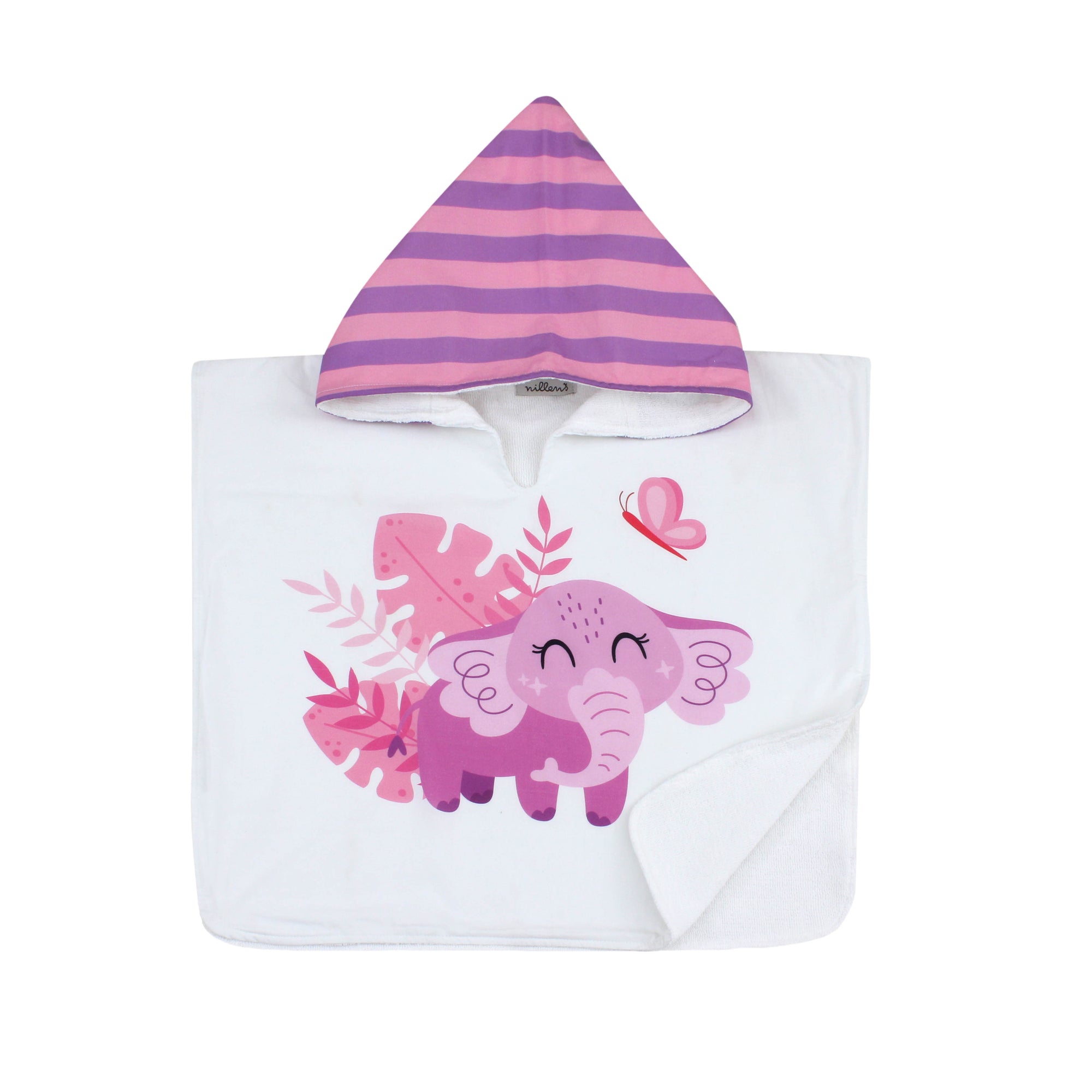 Lilac Elephant Bathing Poncho