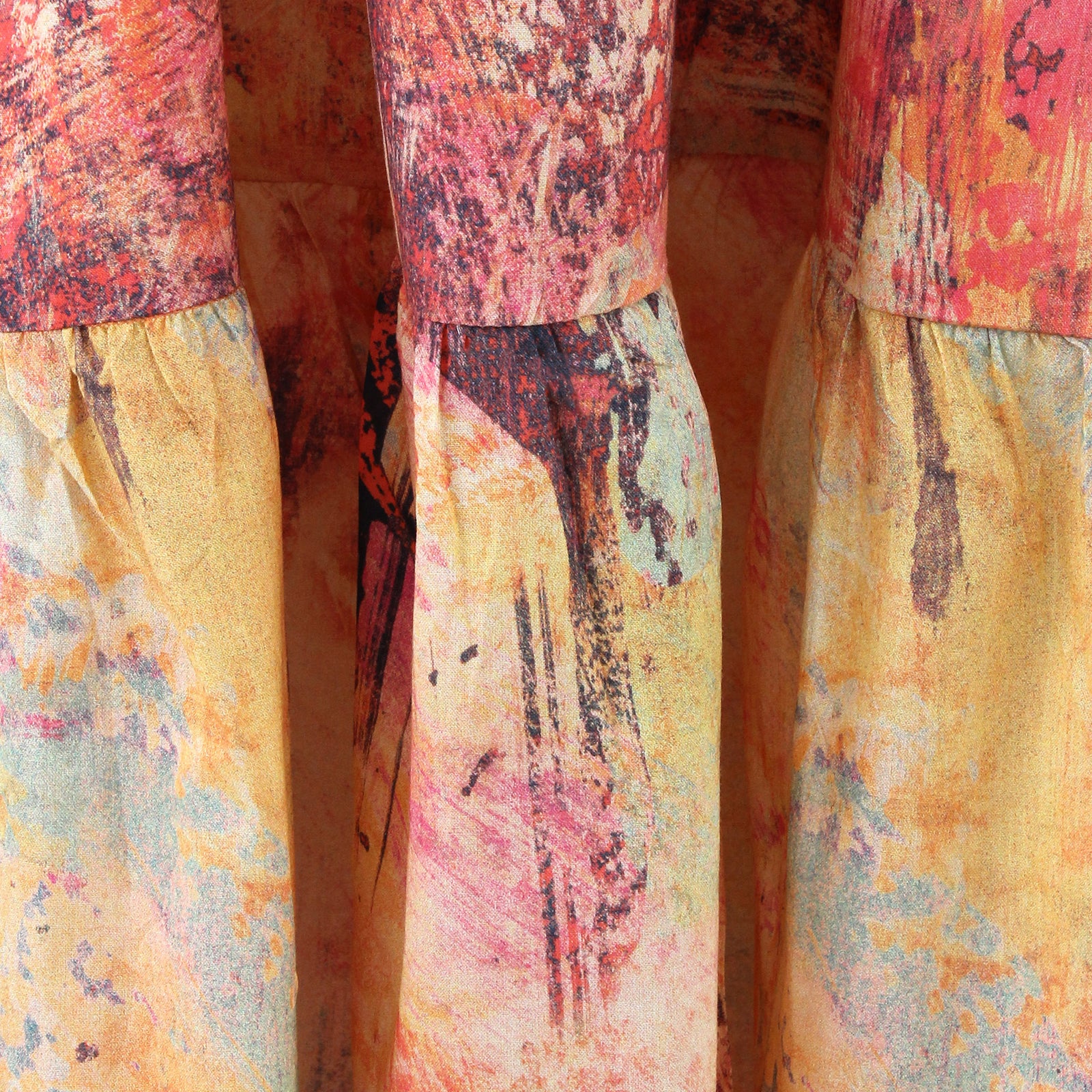 Orange Brush Chacha Dress