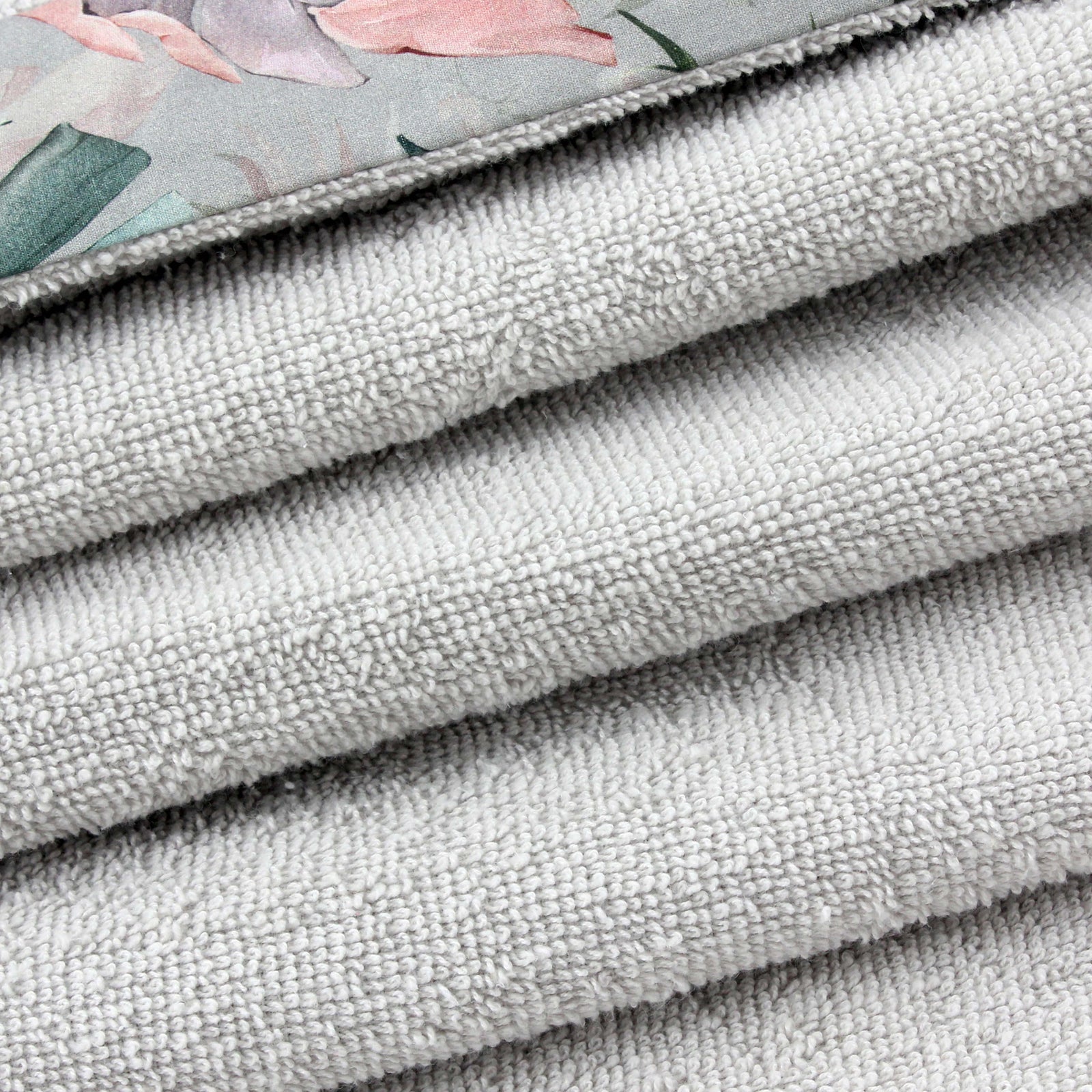 Pink Leaves Bathrobe