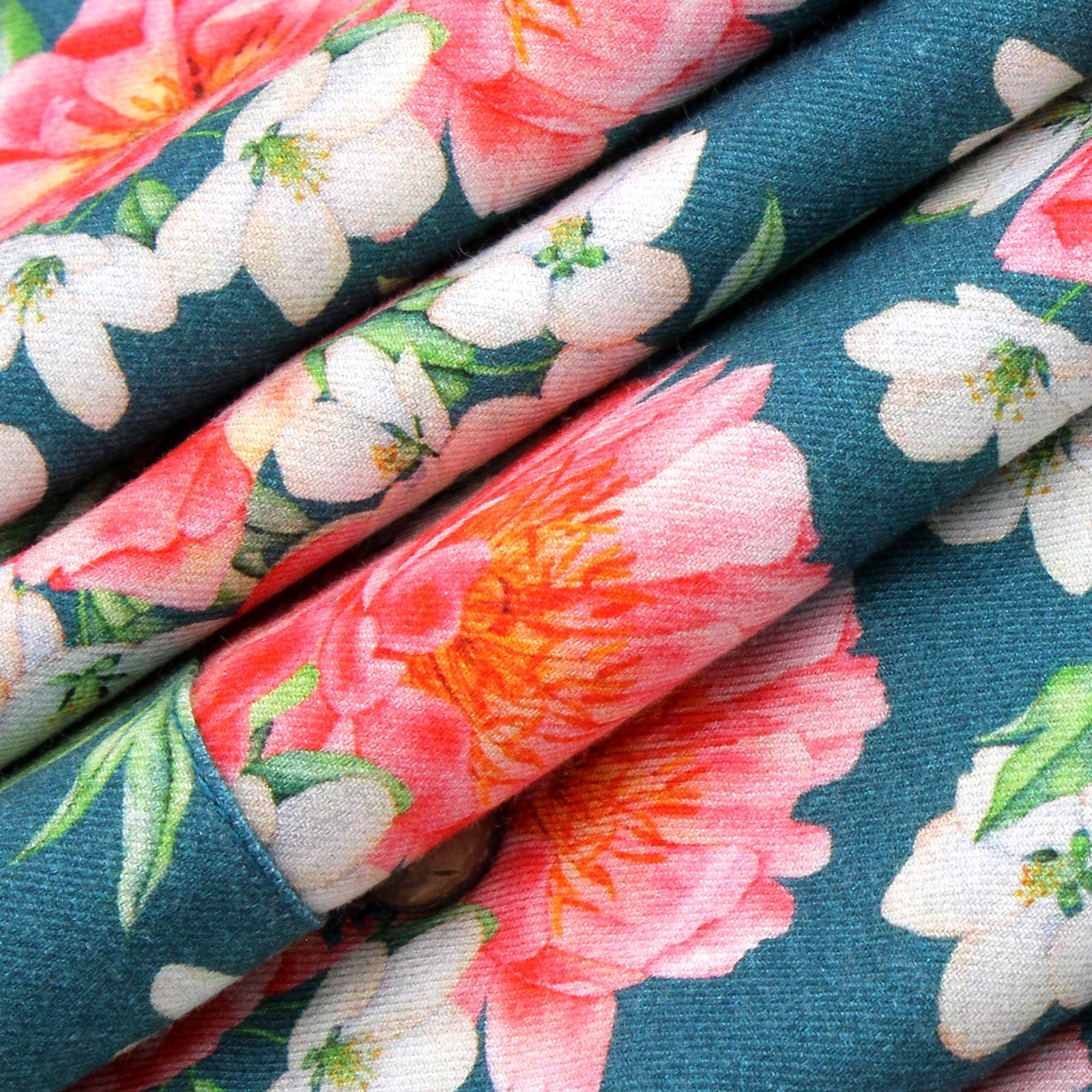 Dark Daisies Warm Cotton Pyjama Set