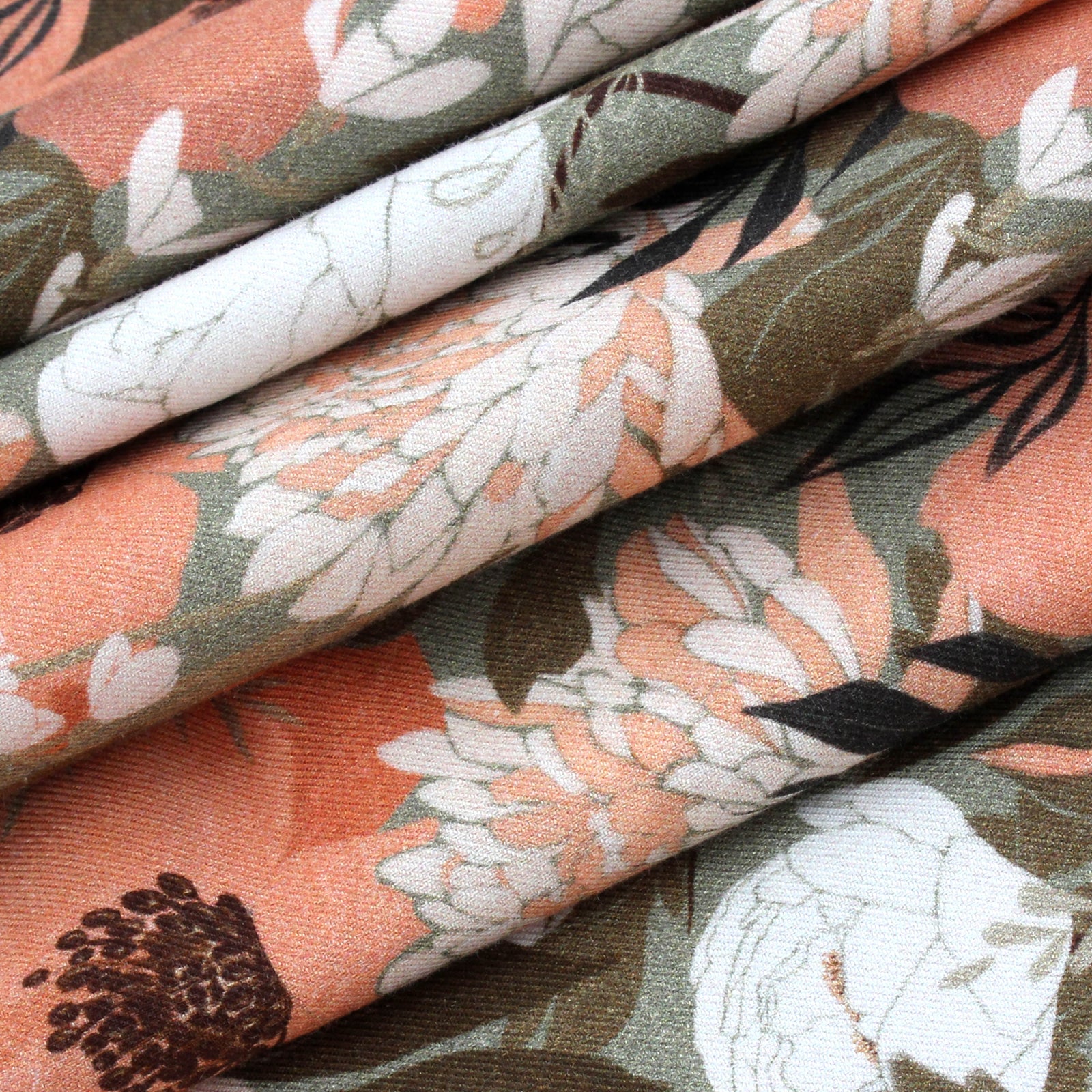 Coral Garden Warm Cotton Pyjama Set