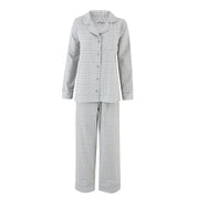 Blue/Grey Checks Warm Cotton Pyjama Set