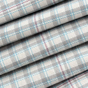 Blue/Grey Checks Warm Cotton Pyjama Set