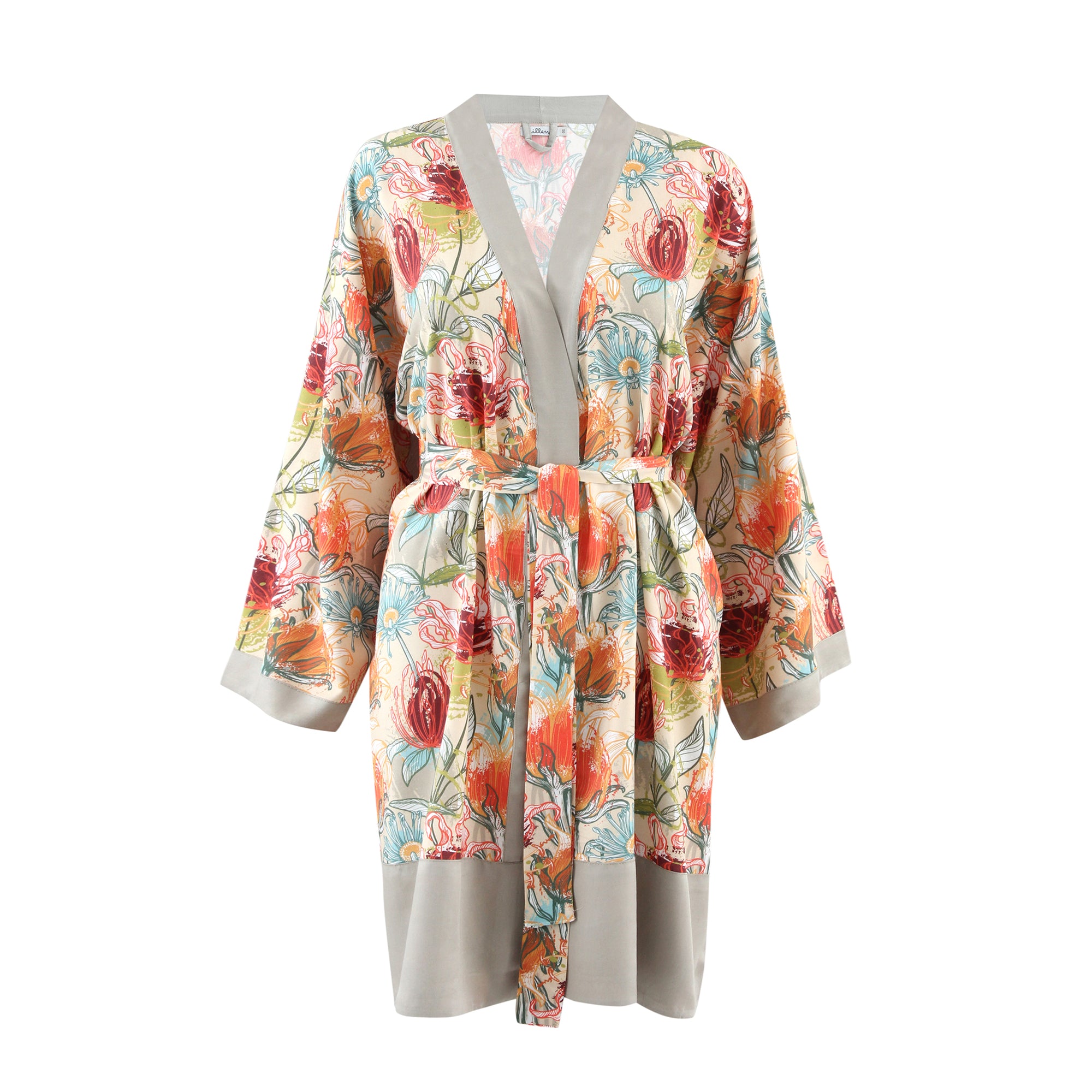 Marigold Short Kimono