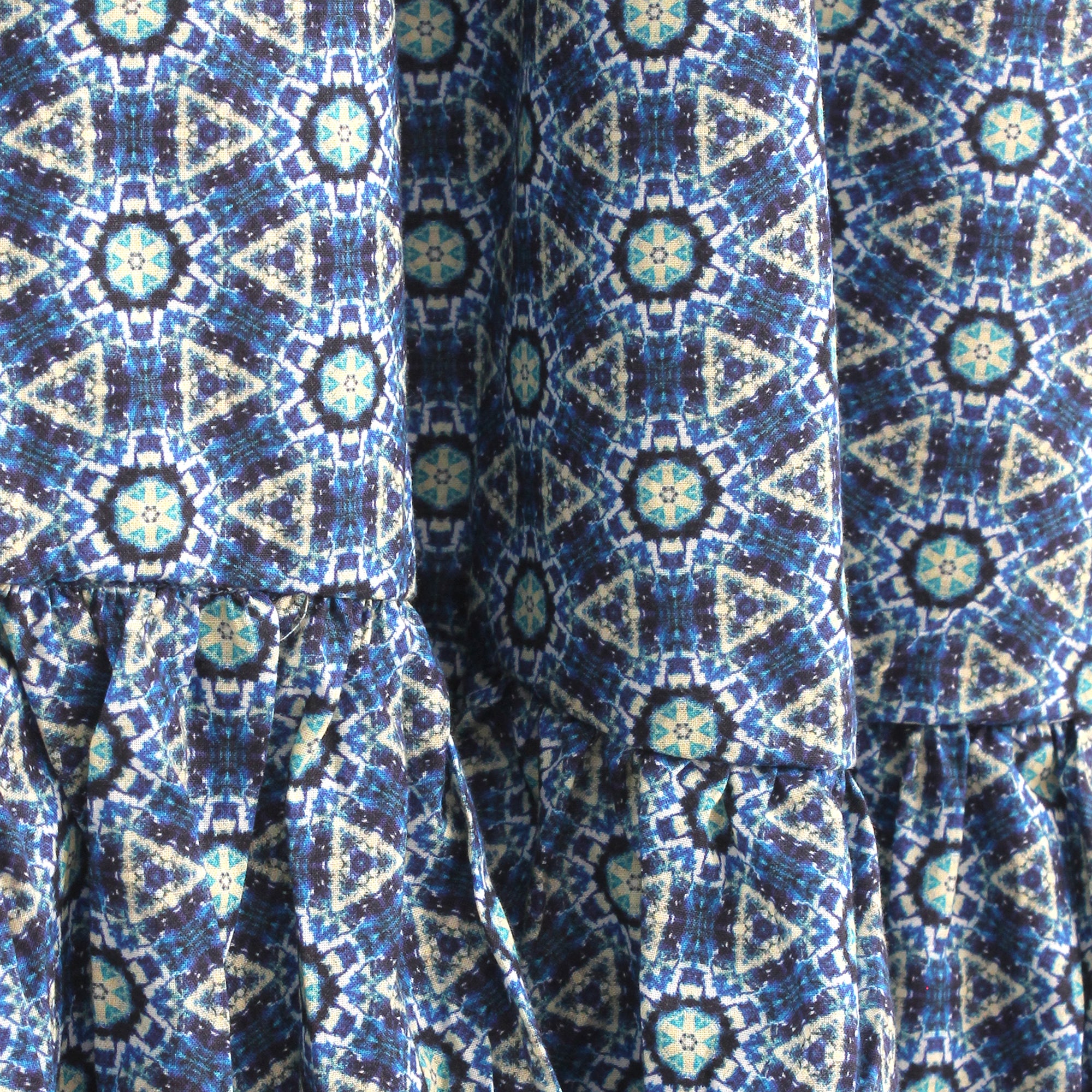Blue Kaleidoscope Fez Dress