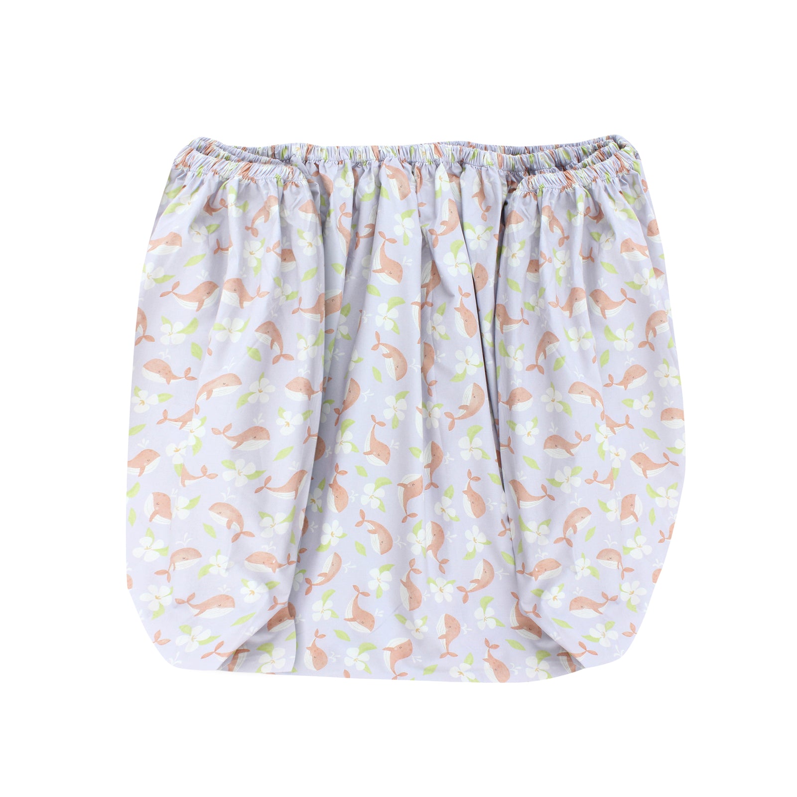 Lilac Whale Baby Sheet Set