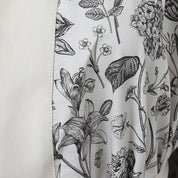 Graphite Florals Classic Cotton Kimono