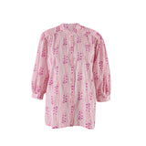 Cherry Stripe Bali Blouse