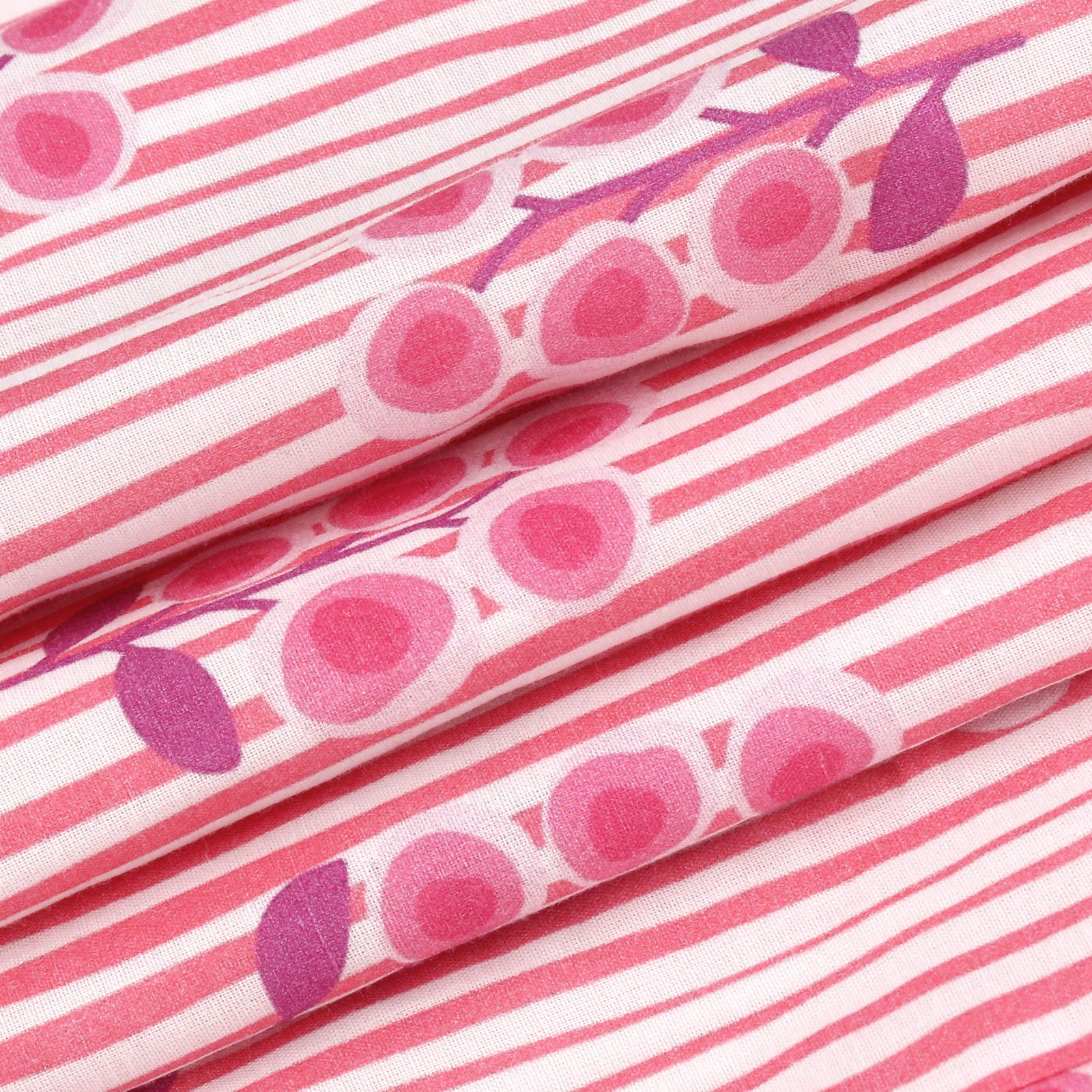 Cherry Stripe Bali Blouse