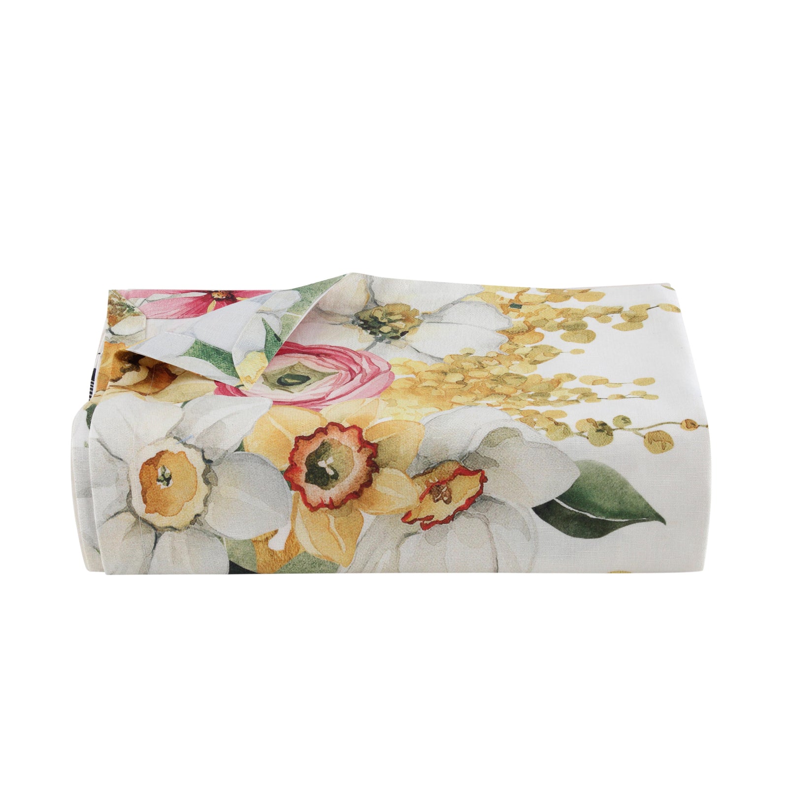 Floral harmony Linen Tablecloth