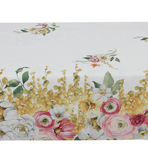 Floral harmony Linen Tablecloth