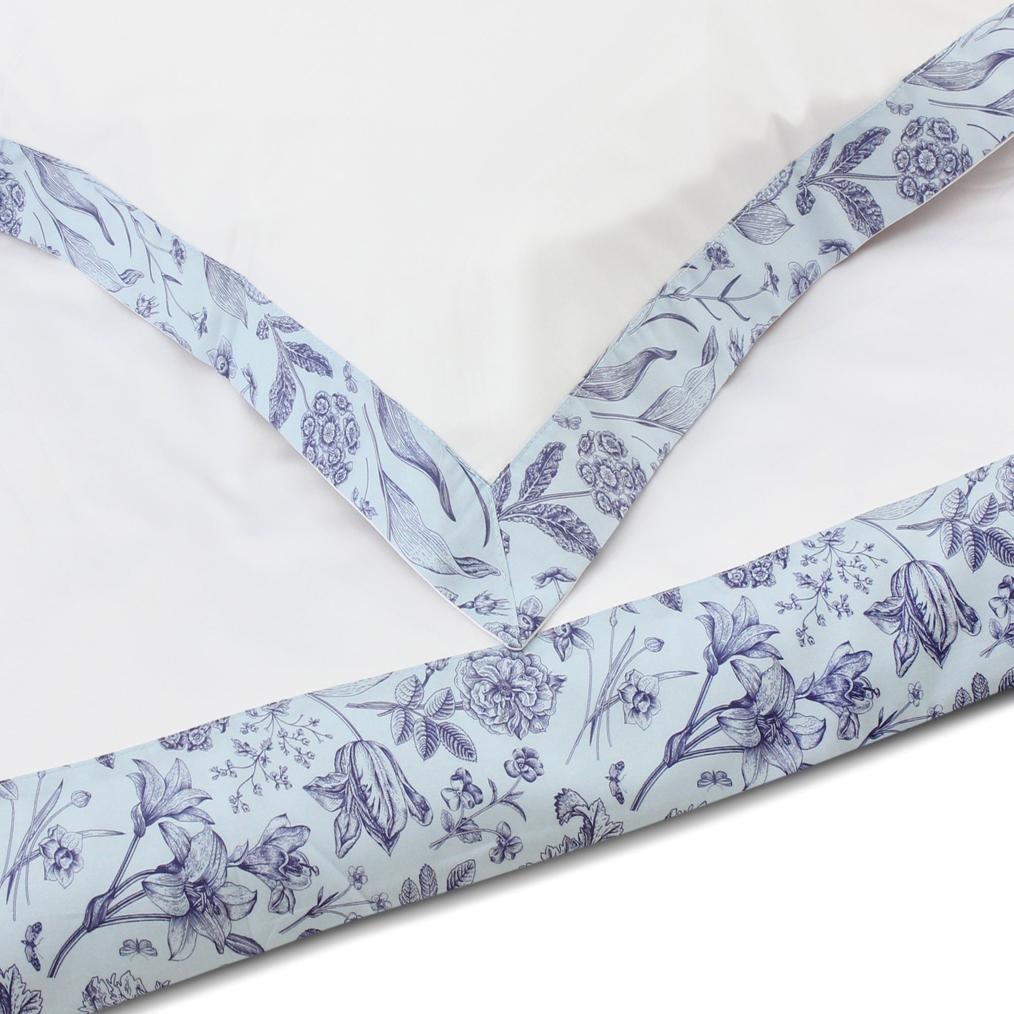 Indigo Florals Duvet + Pillowcases (600 TC)