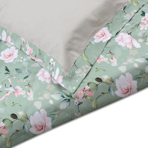 Pink Hummingbird Duvet + Pillowcases