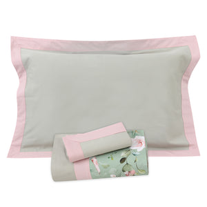 Pink Hummingbird  Sheet + Pillowcases