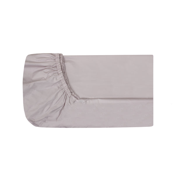 Lilac Fitted Sheet + Pillowcases