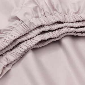 Lilac Fitted Sheet + Pillowcases (400 TC)