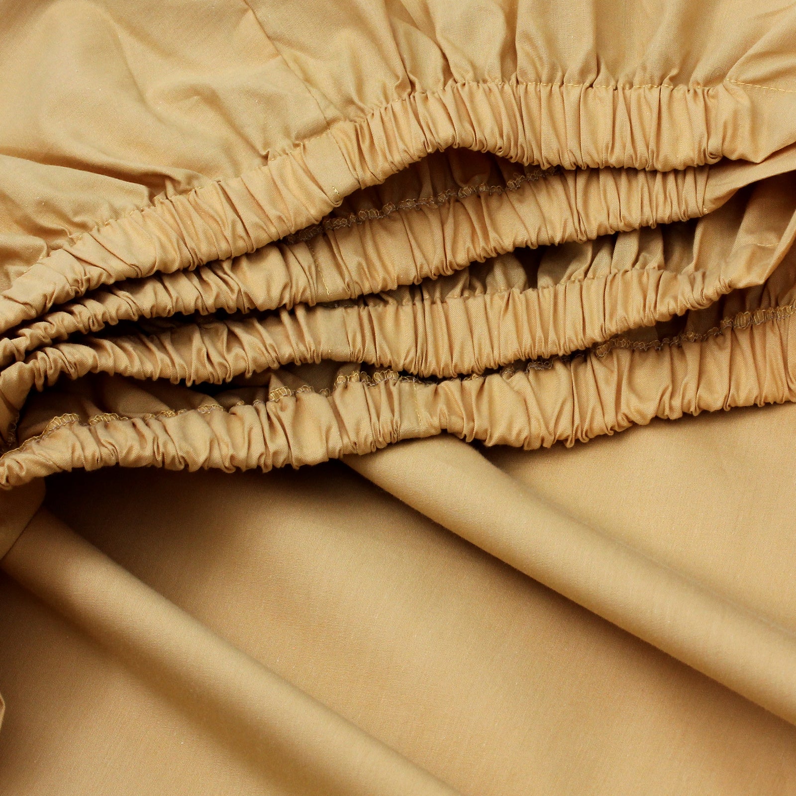 Saffron Yellow Fitted Sheet + Pillowcases (350 TC)