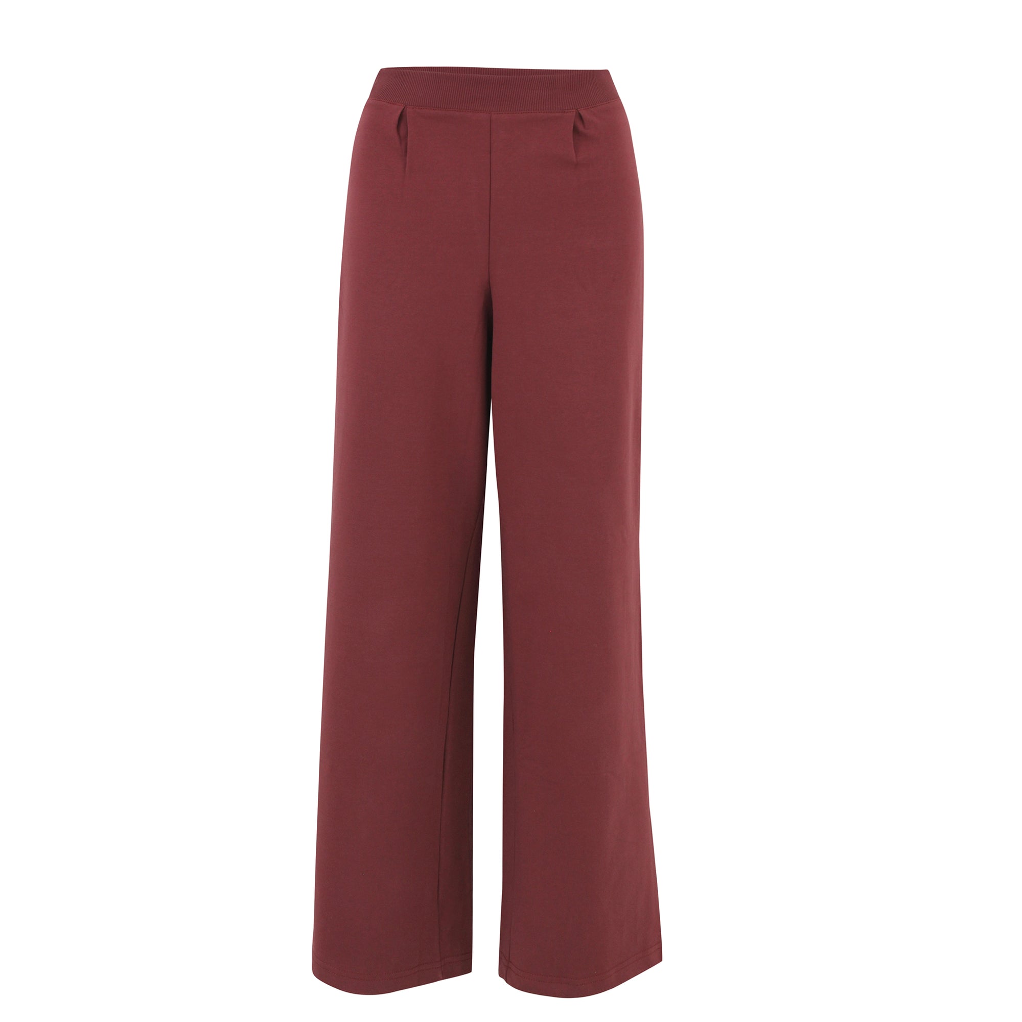 Wine Wide Leg Jogger