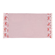 Pink Crabs Beach Towel