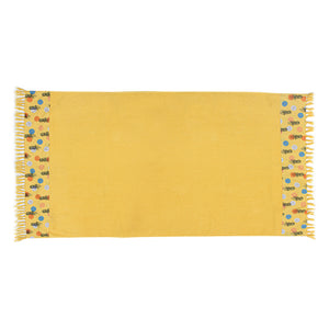 Yellow Pineapple Beach Towel
