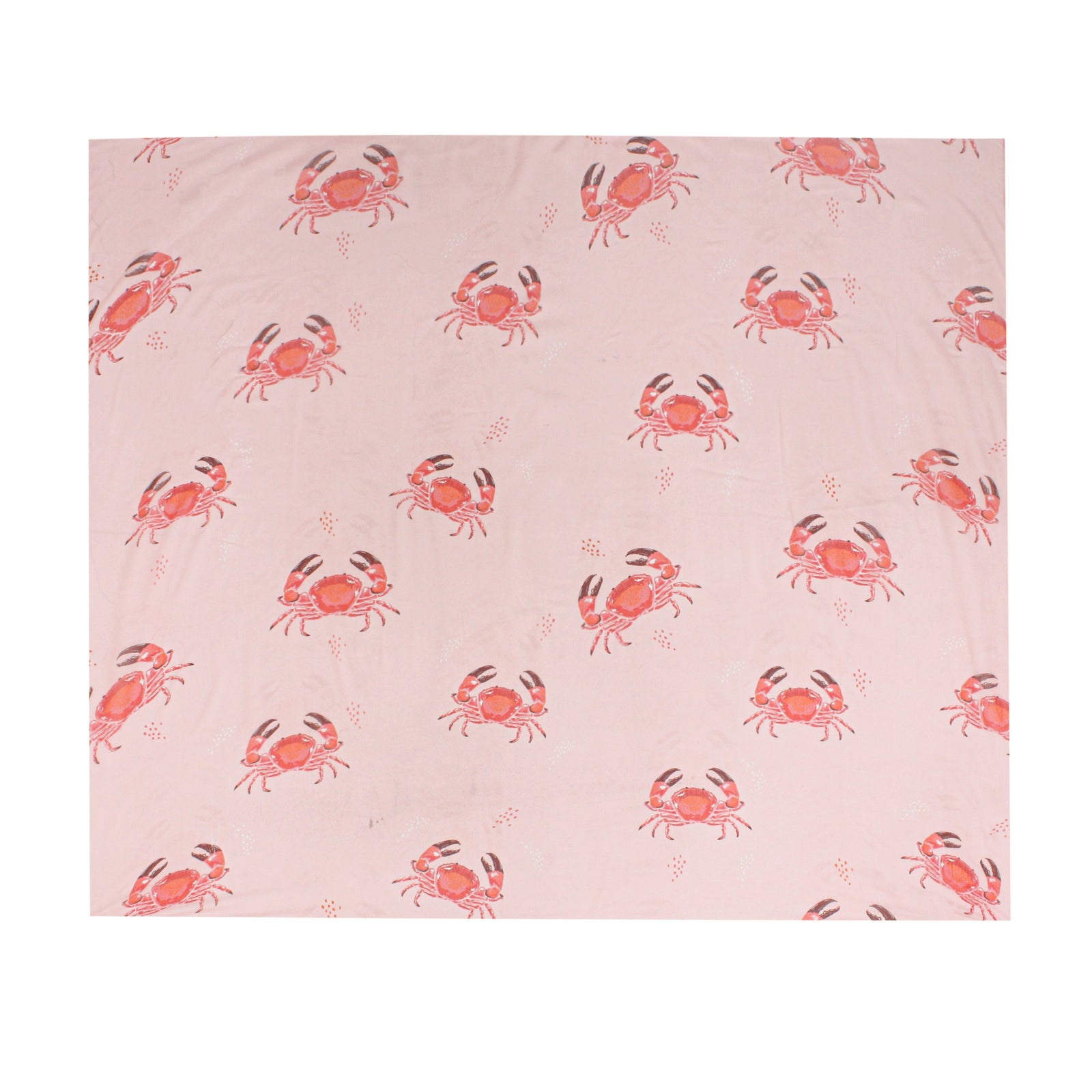 Pink Crabs Chiffon Pareo Wrap