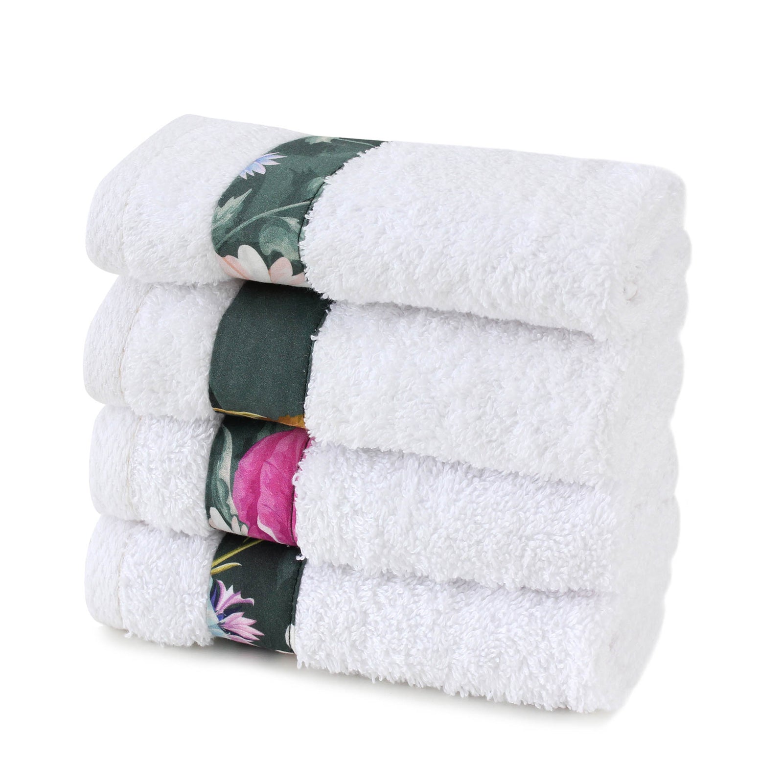 Forest Florals Hand Towels (Set of 4)