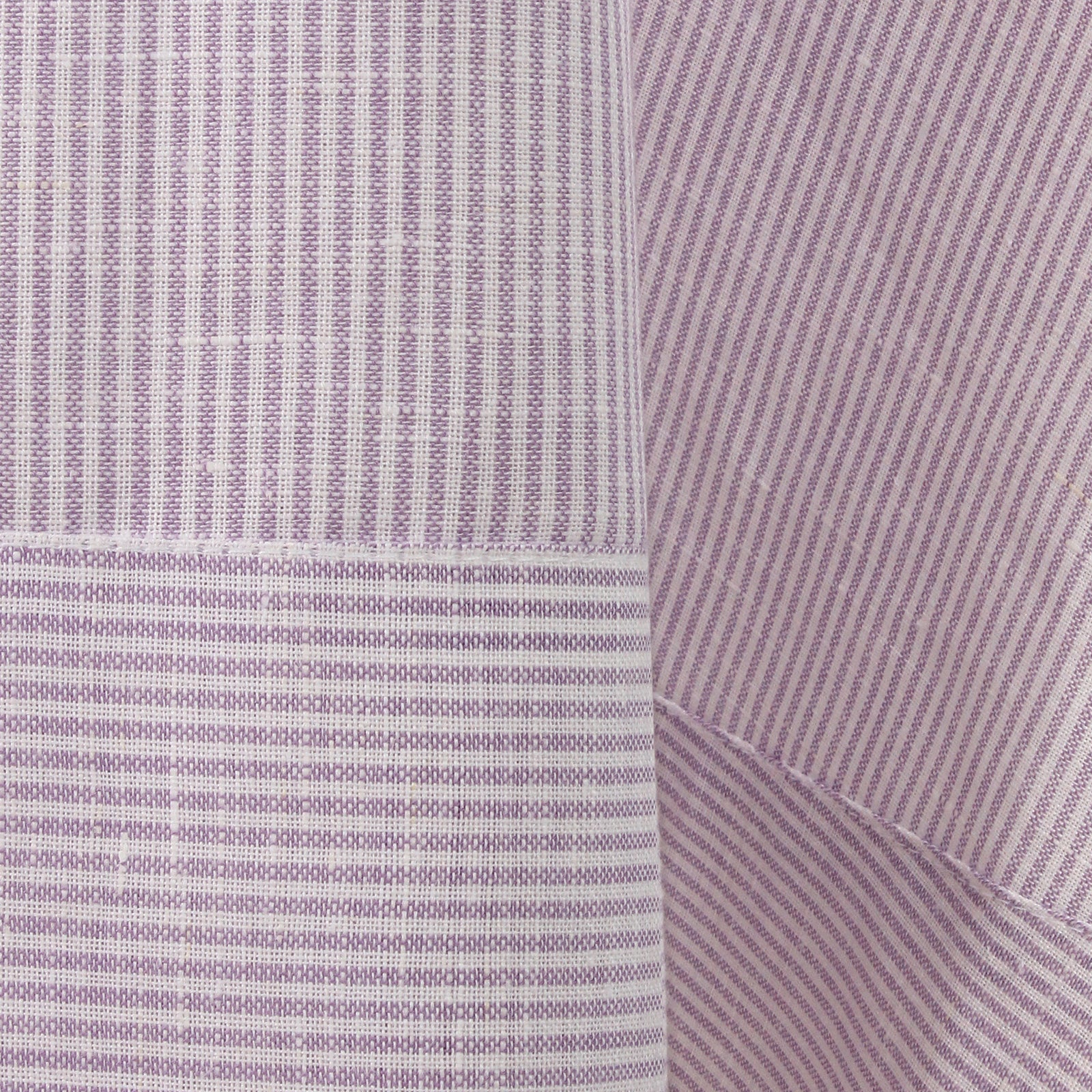 Lilac Stripes Linen Kaftan