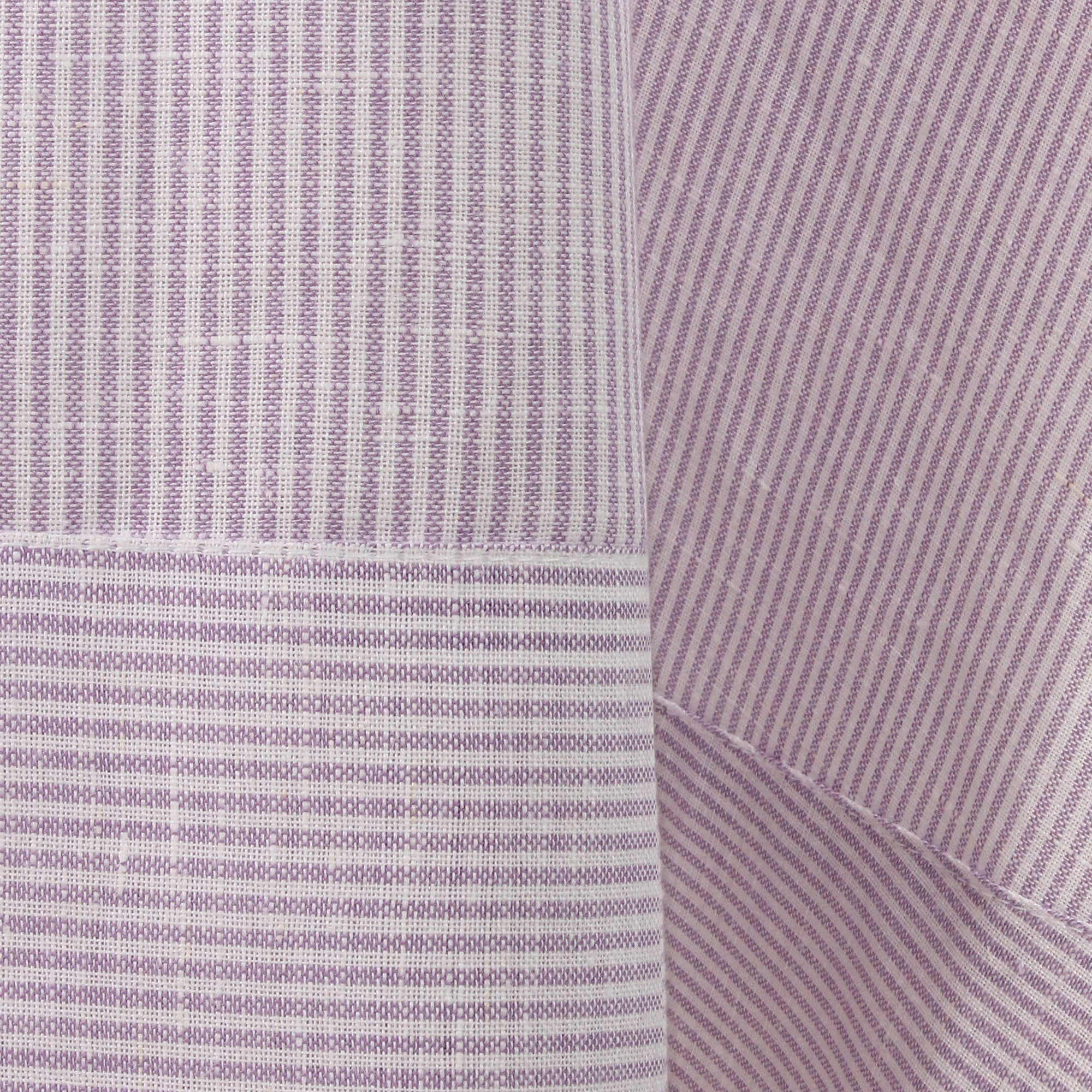 Lilac Stripes Linen Kaftan