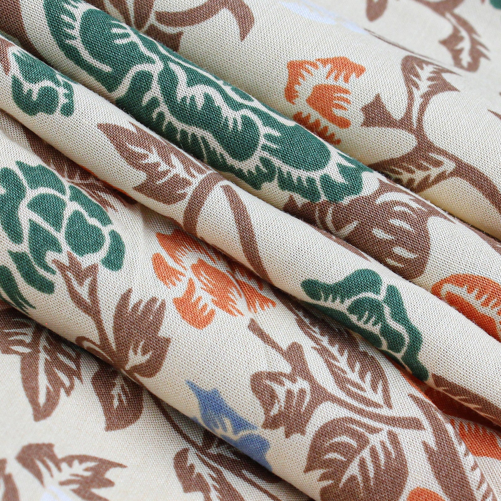 Off-White Florals Breezy Summer Dress