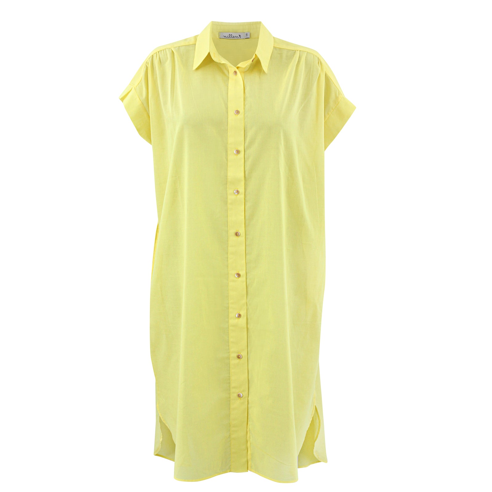 Yellow Shirt Dress
