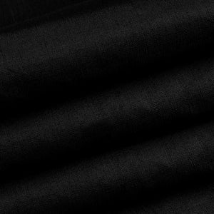 Black Sleeveless Linen Blouse