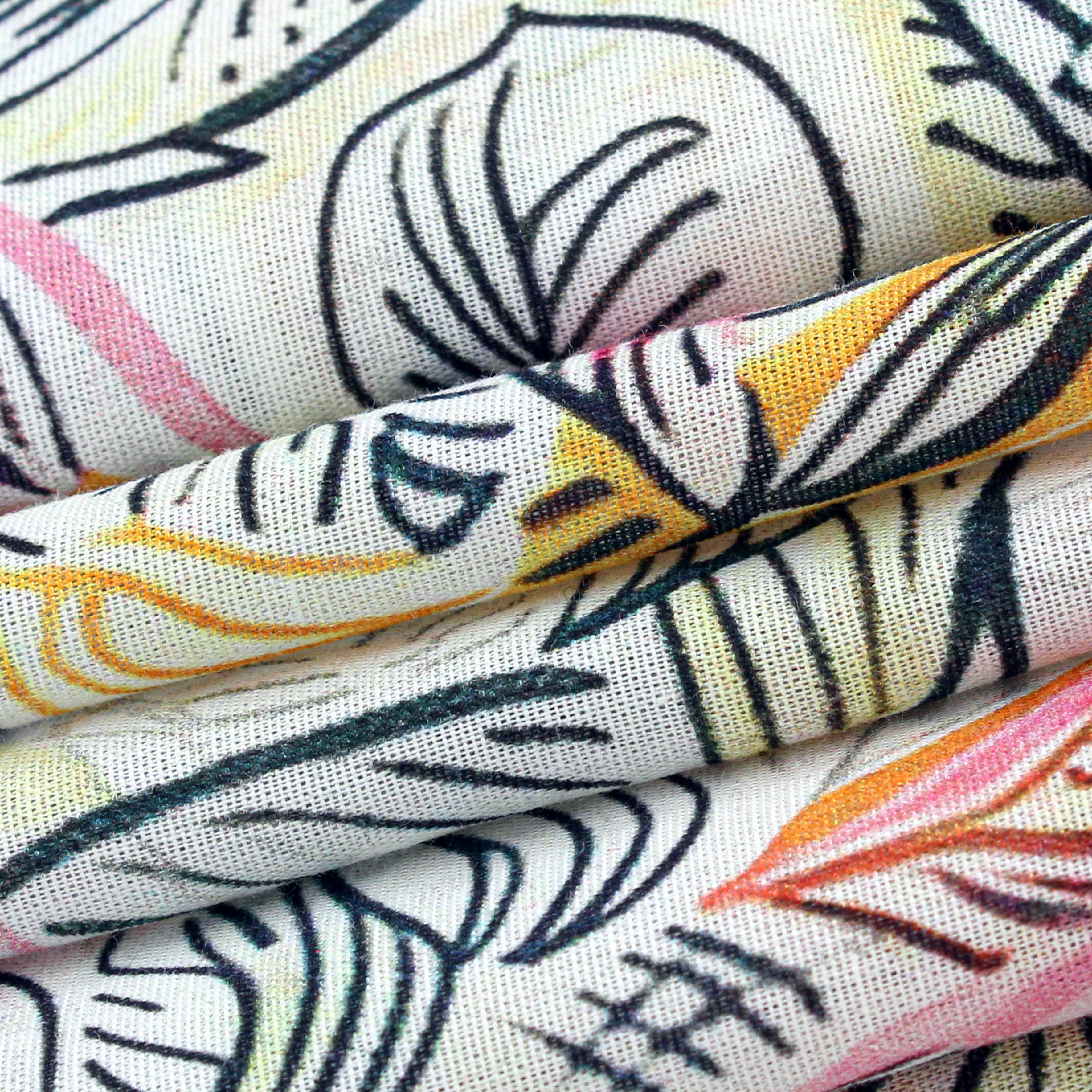 Pastel Leaves Pareo Wrap