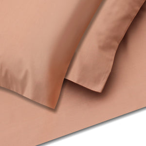 Mocha Flat Sheet + Pillowcases (350 TC)